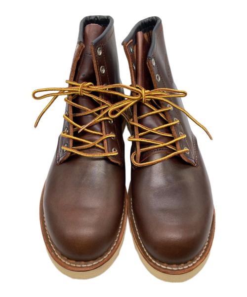 RED WING（レッドウィング）RED WING (レッドウィング) 8158プレーントゥブーツ ブラウン サイズ:US9の古着・服飾アイテム