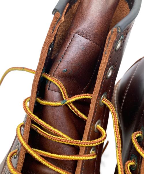 RED WING（レッドウィング）RED WING (レッドウィング) 8158プレーントゥブーツ ブラウン サイズ:US9の古着・服飾アイテム