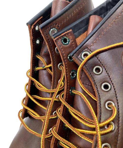 RED WING（レッドウィング）RED WING (レッドウィング) 8158プレーントゥブーツ ブラウン サイズ:US9の古着・服飾アイテム