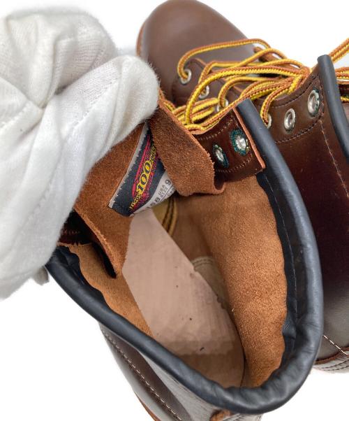 RED WING（レッドウィング）RED WING (レッドウィング) 8158プレーントゥブーツ ブラウン サイズ:US9の古着・服飾アイテム