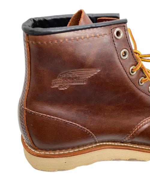 RED WING（レッドウィング）RED WING (レッドウィング) 8158プレーントゥブーツ ブラウン サイズ:US9の古着・服飾アイテム
