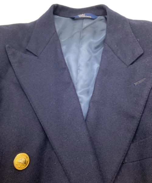 POLO RALPH LAUREN（ポロ・ラルフローレン）POLO RALPH LAUREN (ポロ・ラルフローレン) 金釦ダブルブレストブレザー ネイビー サイズ:AB7の古着・服飾アイテム