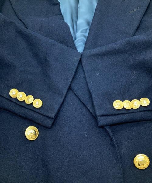 POLO RALPH LAUREN（ポロ・ラルフローレン）POLO RALPH LAUREN (ポロ・ラルフローレン) 金釦ダブルブレストブレザー ネイビー サイズ:AB7の古着・服飾アイテム
