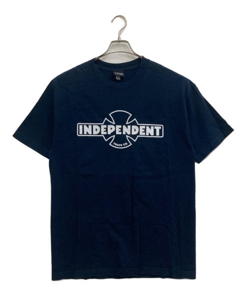 INDEPENDENT（インディペンデント）INDEPENDENT (インディペンデント) NHSタグ半袖プリントTシャツ ブラック サイズ:Lの古着・服飾アイテム