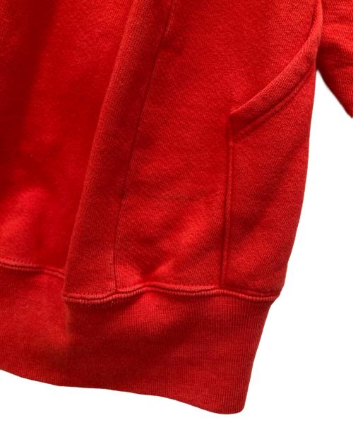 RUSSELL ATHLETIC（ラッセルアスレチック）RUSSELL ATHLETIC (ラッセルアスレチック) ヘンリーネックパーカー レッド サイズ:Mの古着・服飾アイテム