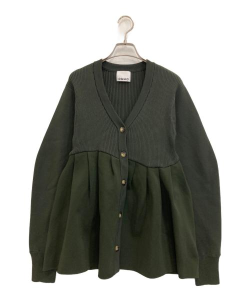 OMMO（オーエムエムオー）OMMO (オーエムエムオー) TUCK FLARE KNIT CD オリーブ サイズ:FREEの古着・服飾アイテム
