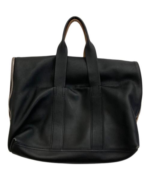 3.1 phillip lim（スリーワンフィリップリム）3.1 phillip lim (スリーワンフィリップリム) バイカラーレザーバッグ ブラック×ブラウンの古着・服飾アイテム
