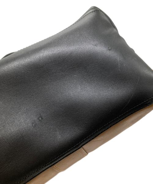 3.1 phillip lim（スリーワンフィリップリム）3.1 phillip lim (スリーワンフィリップリム) バイカラーレザーバッグ ブラック×ブラウンの古着・服飾アイテム