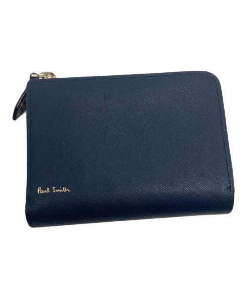 PAUL SMITH（ポールスミス）PAUL SMITH (ポールスミス) 2つ折り財布 ネイビーの古着・服飾アイテム
