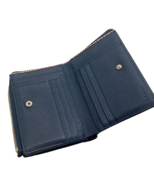 PAUL SMITH（ポールスミス）PAUL SMITH (ポールスミス) 2つ折り財布 ネイビーの古着・服飾アイテム
