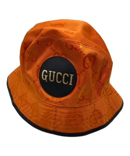 GUCCI（グッチ）GUCCI (グッチ) Off The Grid Bucket Hat オレンジ サイズ:Sの古着・服飾アイテム