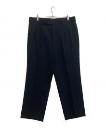 BALENCIAGA SPORTS（バレンシアガ）の古着「ウールスラックス」｜ブラック