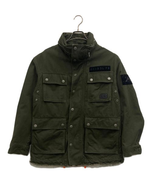DIESEL（ディーゼル）DIESEL (ディーゼル) ミリタリージャケット カーキ サイズ:XSの古着・服飾アイテム