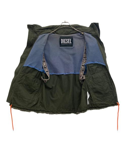 DIESEL（ディーゼル）DIESEL (ディーゼル) ミリタリージャケット カーキ サイズ:XSの古着・服飾アイテム