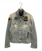 DIESELディーゼル）の古着「ワッペンデニムジャケット」｜インディゴ