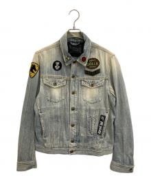 DIESEL（ディーゼル）の古着「ワッペンデニムジャケット」｜インディゴ