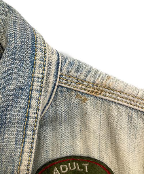 DIESEL（ディーゼル）DIESEL (ディーゼル) ワッペンデニムジャケット インディゴ サイズ:Mの古着・服飾アイテム