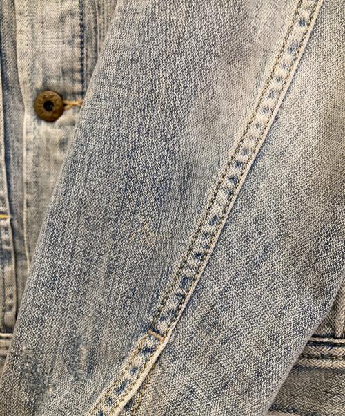 DIESEL（ディーゼル）DIESEL (ディーゼル) ワッペンデニムジャケット インディゴ サイズ:Mの古着・服飾アイテム