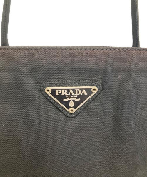 PRADA（プラダ）PRADA (プラダ) ナイロントートバッグ ブラックの古着・服飾アイテム