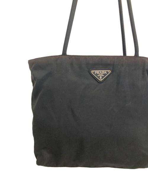 PRADA（プラダ）PRADA (プラダ) ナイロントートバッグ ブラックの古着・服飾アイテム