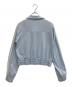 adidas (アディダス) スウェットフルジップ W SMOCKED TRACKTOP AP スカイブルー サイズ:Ｌ：7000円