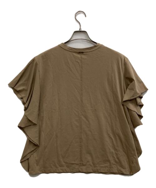 MICA&DEAL（マイカアンドディール）MICA&DEAL (マイカアンドディール) ロゴフリルTシャツ ブラウン サイズ:FREEの古着・服飾アイテム