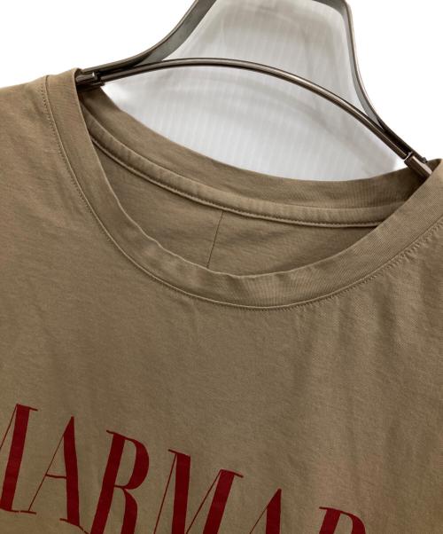 MICA&DEAL（マイカアンドディール）MICA&DEAL (マイカアンドディール) ロゴフリルTシャツ ブラウン サイズ:FREEの古着・服飾アイテム