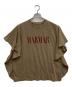 MICA&DEAL（マイカアンドディール）の古着「ロゴフリルTシャツ」｜ブラウン