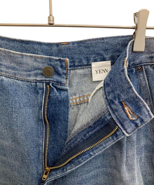 YENN（イエン）YENN (イエン) ワイドデニムパンツ インディゴ サイズ:38の古着・服飾アイテム