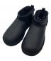 UGG（アグ）の古着「Classic Ultra Mini LTHR/ムートンブーツ」｜ブラック