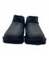 UGG (アグ) Classic Ultra Mini LTHR/ムートンブーツ ブラック サイズ:23：14000円