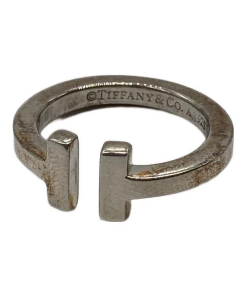 TIFFANY & Co.（ティファニー）Tiffany & Co. (ティファニー) Tスクエアリング グレー サイズ:10.5の古着・服飾アイテム