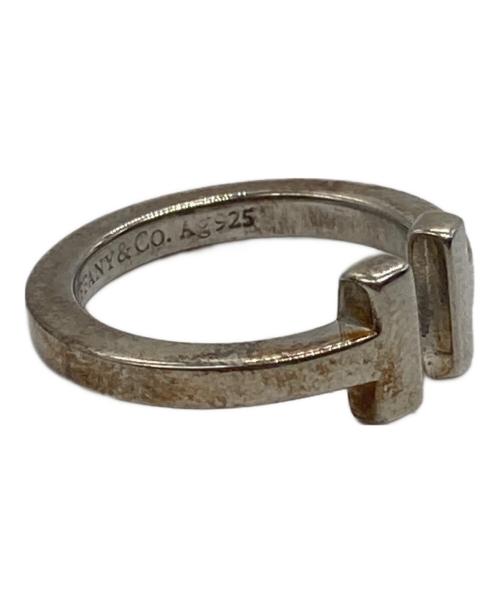 TIFFANY & Co.（ティファニー）Tiffany & Co. (ティファニー) Tスクエアリング グレー サイズ:10.5の古着・服飾アイテム