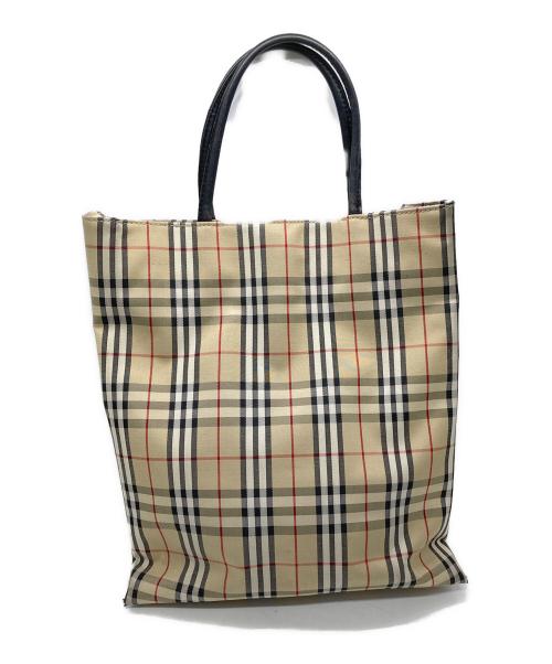 BURBERRY（バーバリー）BURBERRY (バーバリー) ノバチェックトートバッグ ベージュの古着・服飾アイテム