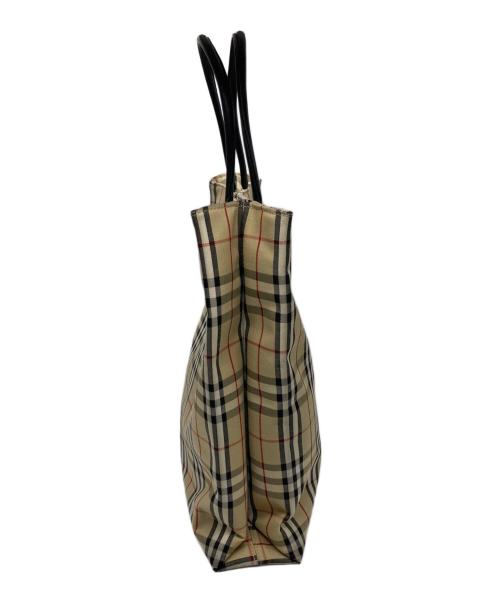 BURBERRY（バーバリー）BURBERRY (バーバリー) ノバチェックトートバッグ ベージュの古着・服飾アイテム
