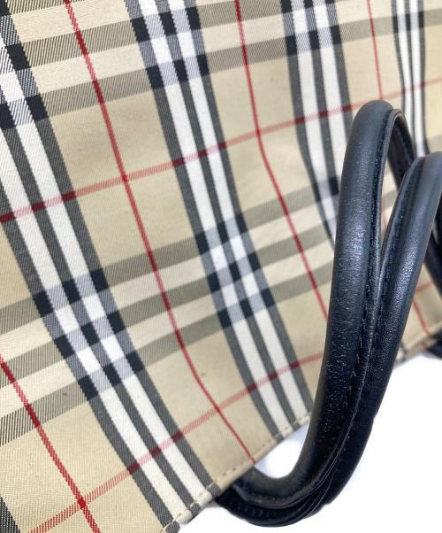 BURBERRY（バーバリー）BURBERRY (バーバリー) ノバチェックトートバッグ ベージュの古着・服飾アイテム