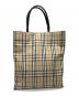 BURBERRY（バーバリー）の古着「ノバチェックトートバッグ」｜ベージュ
