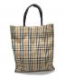 BURBERRY (バーバリー) ノバチェックトートバッグ ベージュ：7000円