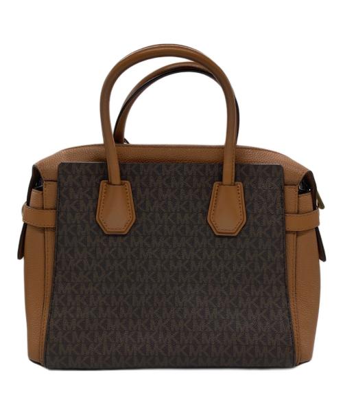 MICHAEL KORS（マイケルコース）MICHAEL KORS (マイケルコース) 2WAYバッグ ブラウンの古着・服飾アイテム