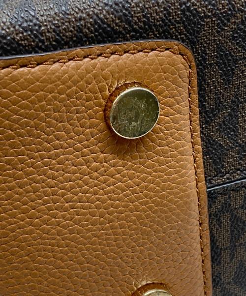 MICHAEL KORS（マイケルコース）MICHAEL KORS (マイケルコース) 2WAYバッグ ブラウンの古着・服飾アイテム