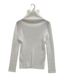 PLEATS PLEASE（プリーツプリーズ）の古着「RIB PLEATS BASICS」｜ホワイト