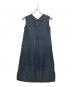 evam eva（エヴァムエヴァ）の古着「linen sleeveless one-piece」｜ネイビー