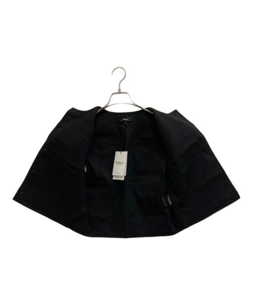 theory（セオリー）theory (セオリー) GOOD CRUNCH W トラッカーベスト ブラック サイズ:2 未使用品の古着・服飾アイテム