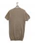 BRUNELLO CUCINELLI (ブルネロクチネリ) 半袖ニットワンピース ベージュ サイズ:XS：7000円