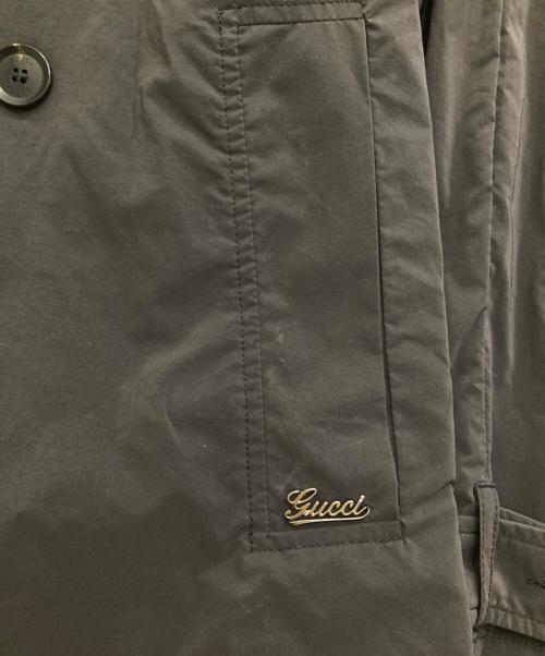 GUCCI（グッチ）GUCCI (グッチ) トレンチジャケット グレー サイズ:XSの古着・服飾アイテム