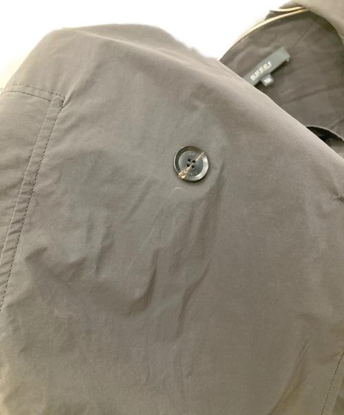 GUCCI（グッチ）GUCCI (グッチ) トレンチジャケット グレー サイズ:XSの古着・服飾アイテム