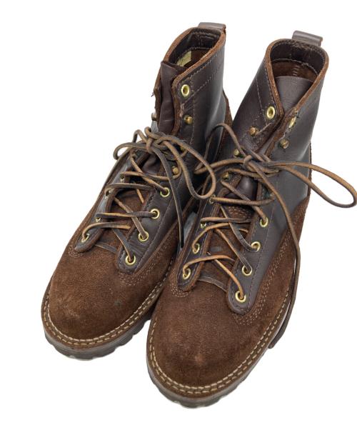 VIBERG（ヴァイバー）viberg (ヴァイバー) スウェードブーツ ブラック サイズ:8 1/2Ⅾの古着・服飾アイテム