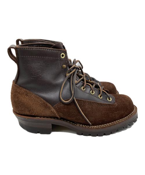 VIBERG（ヴァイバー）viberg (ヴァイバー) スウェードブーツ ブラック サイズ:8 1/2Ⅾの古着・服飾アイテム