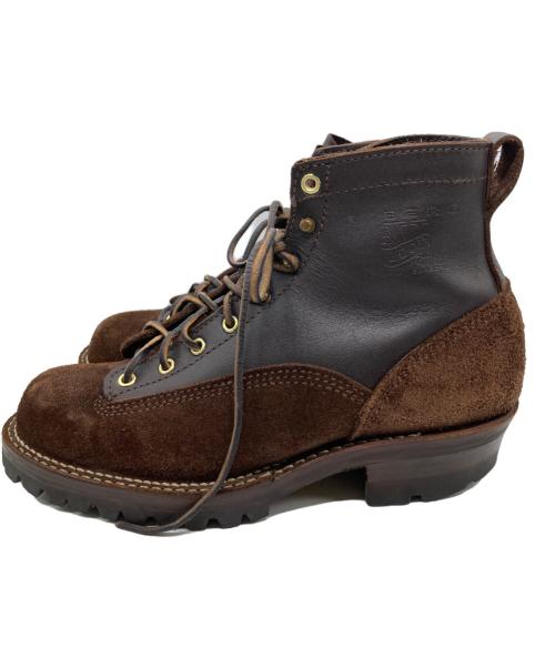 VIBERG（ヴァイバー）viberg (ヴァイバー) スウェードブーツ ブラック サイズ:8 1/2Ⅾの古着・服飾アイテム