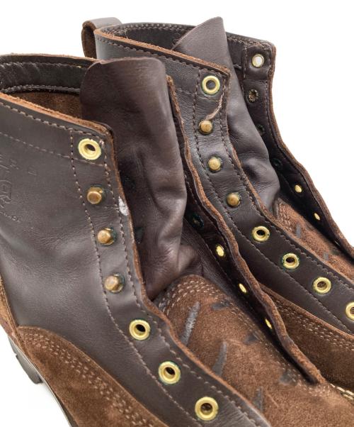 VIBERG（ヴァイバー）viberg (ヴァイバー) スウェードブーツ ブラック サイズ:8 1/2Ⅾの古着・服飾アイテム